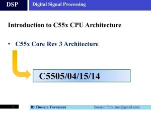 Revision 3‌ پردازشگرهای سیگنال دیجیتال سری C55x
