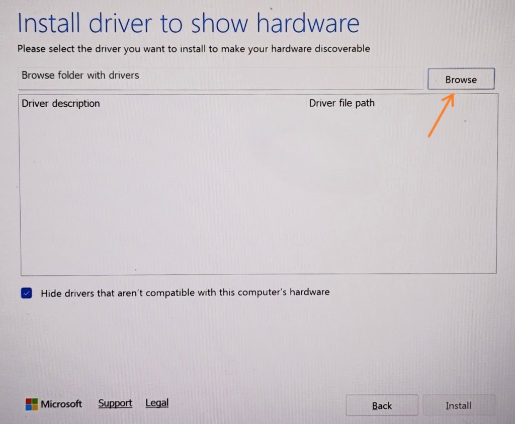 راهنمای نصب ویندوز به صورت Bootable - گزینه Load drive